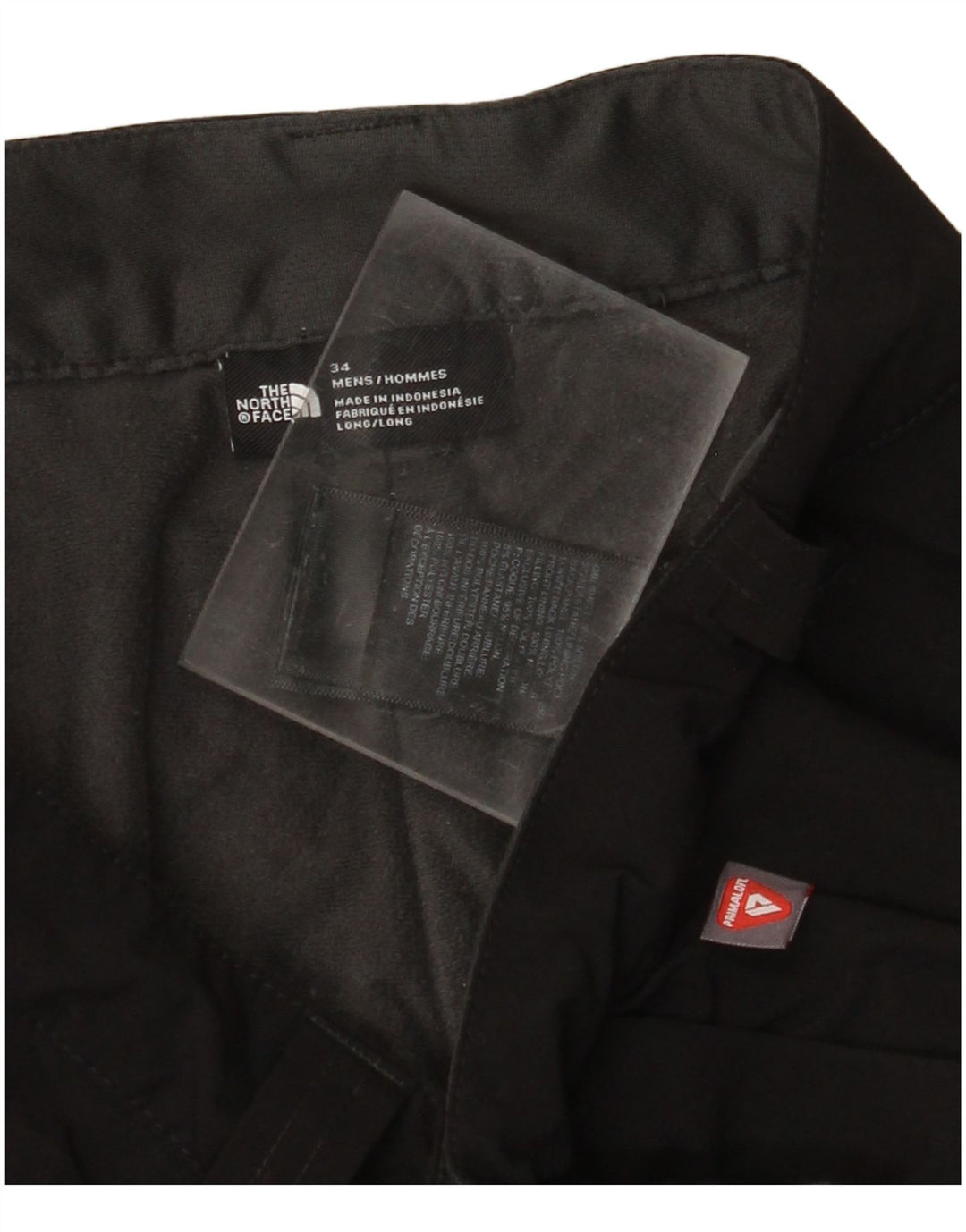 THE NORTH FACE Mens Straight Cargo Trousers W34 L32 Black Polyester