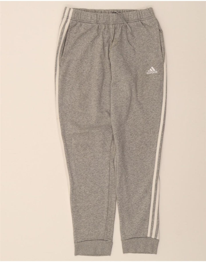 ADIDAS Mens Tracksuit Trousers Joggers Small  Grey Cotton Vintage Adidas and Second-Hand Adidas from Messina Hembry 