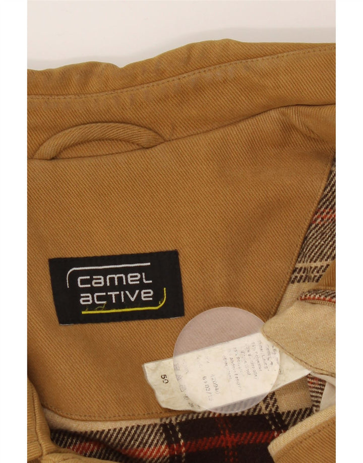 CAMEL ACTIVE Mens Bomber Jacket IT 50 Large Brown Cotton