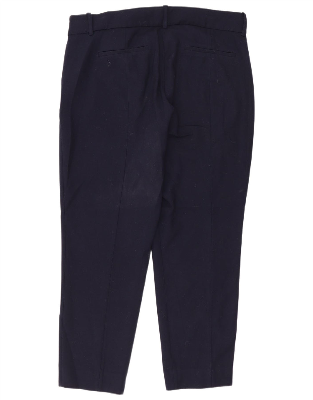 J. CREW Womens Cameron Cropped Trousers US 16 2XL W38 L26 Navy Blue