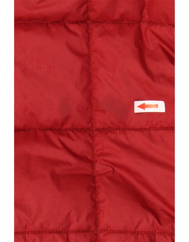 G-Star Mens Hooded Padded Jacket UK 40 Large Red Polyester