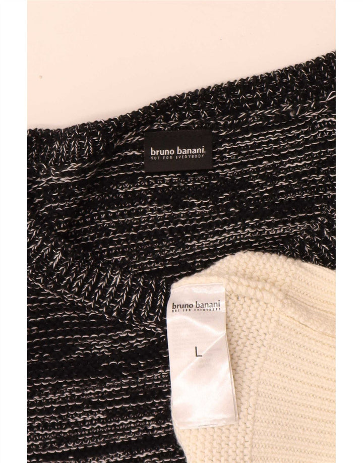 Bruno Banani Mens Boat Neck Jumper Sweater Large Multicoloured Flecked