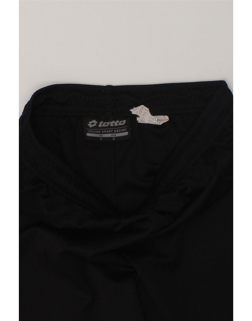 LOTTO Boys Sport Shorts 11-12 Years Small  Black Polyester | Vintage Lotto | Thrift | Second-Hand Lotto | Used Clothing | Messina Hembry 