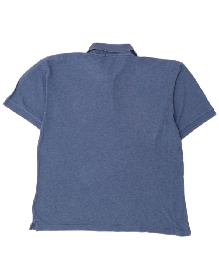 Fila Mens Polo Shirt IT 56 XL Blue Cotton