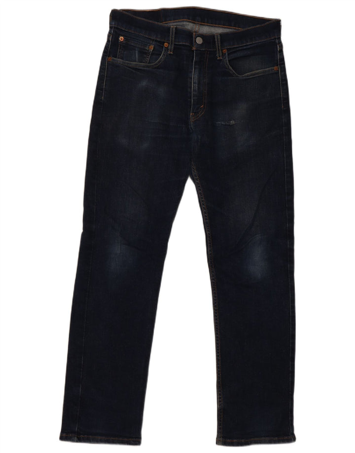 Levi's Mens 514 Straight Jeans W32 L30 Navy Blue Cotton