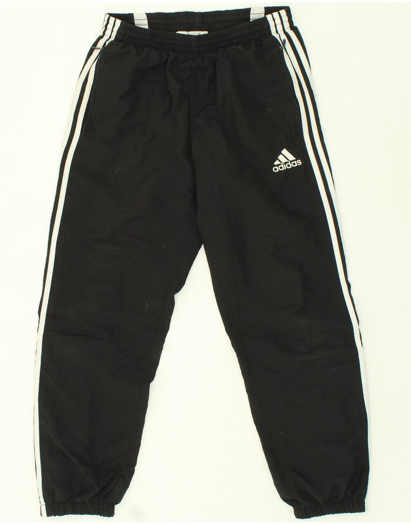 ADIDAS Mens Tracksuit Trousers UK 38/40 Medium Black Vintage Adidas and Second-Hand Adidas from Messina Hembry 