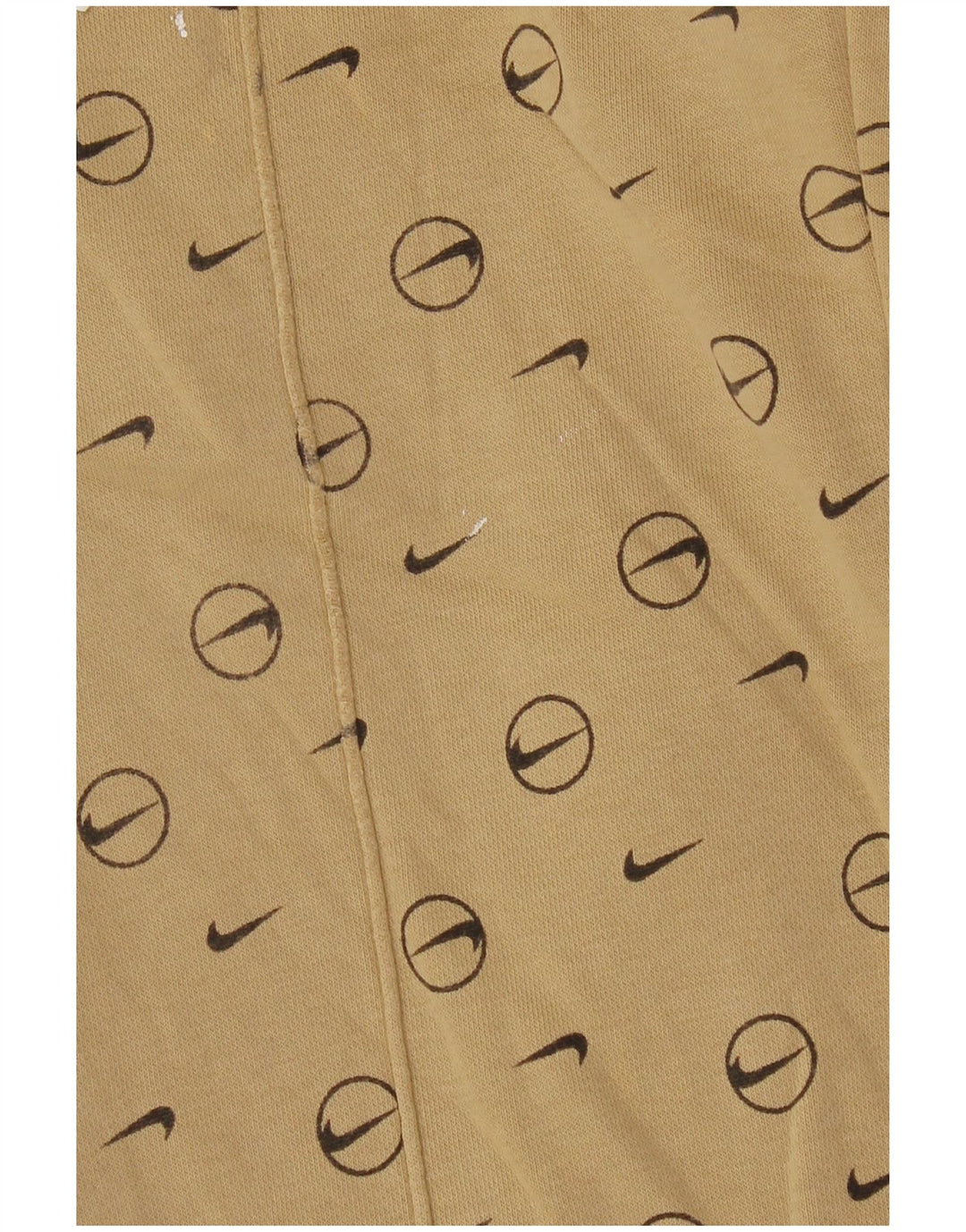 Nike Mens Graphic Tracksuit Trousers Joggers Small Beige Geometric