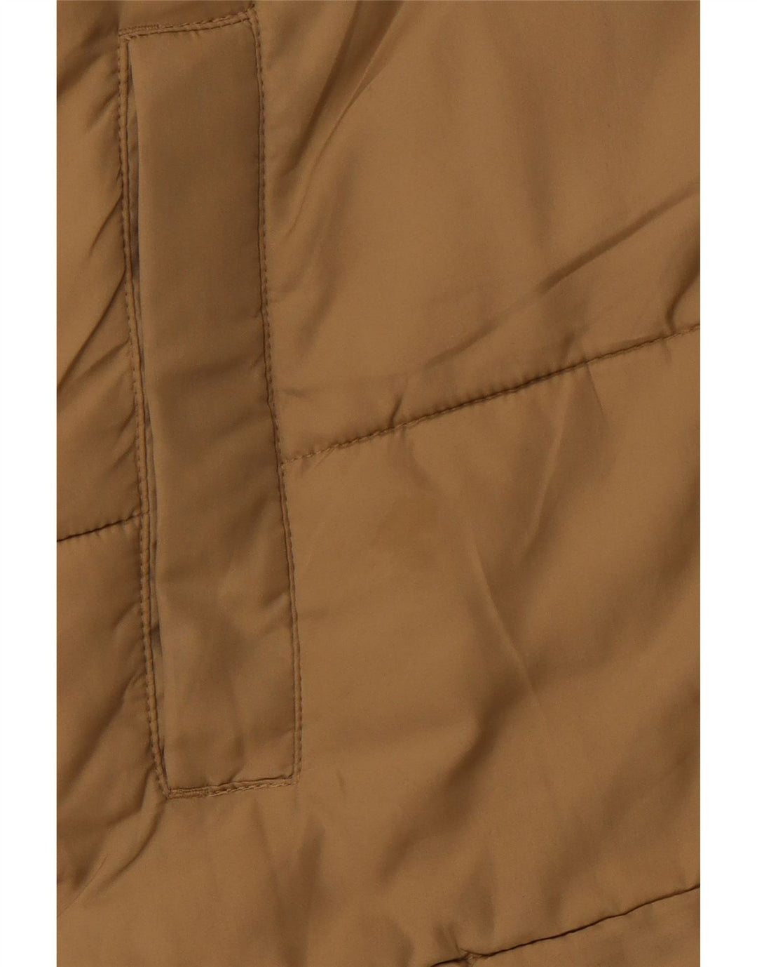 Jack & Jones Mens Hooded Padded Jacket UK 42 XL Beige Polyester