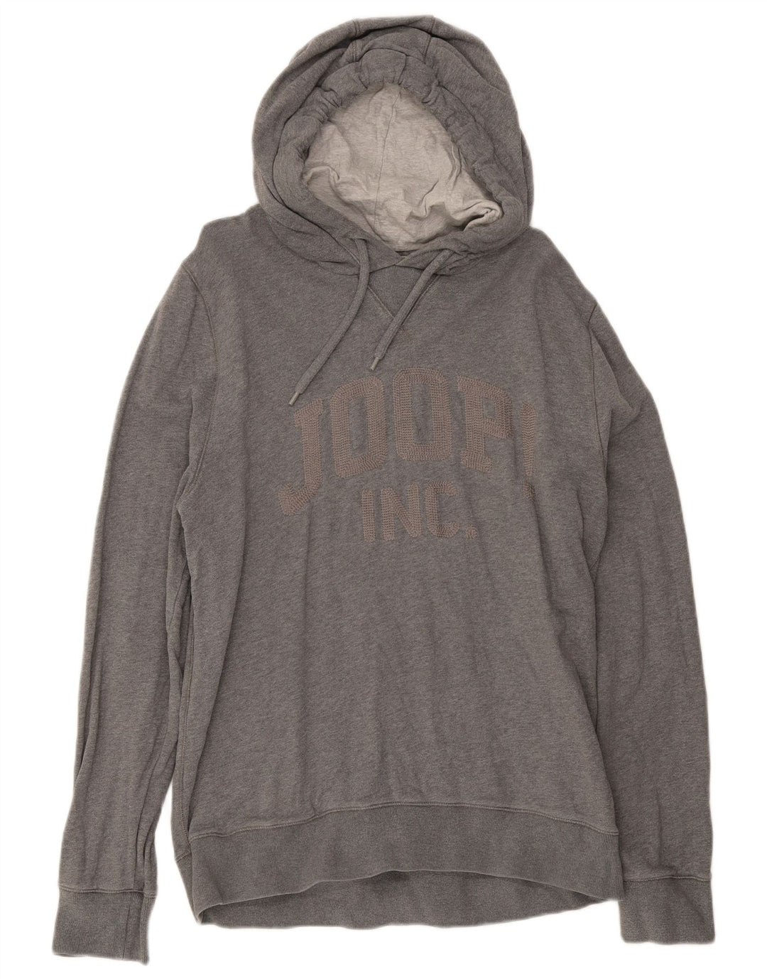 Joop Mens Graphic Hoodie Jumper XL Grey Cotton