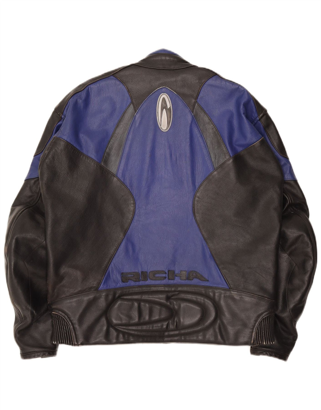 Richa Mens Leather Biker 2 Piece Set 3XL W48 L26 Black Colourblock