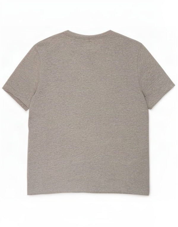 Nike Mens Dri Fit T-Shirt Top Medium Grey Flecked Cotton