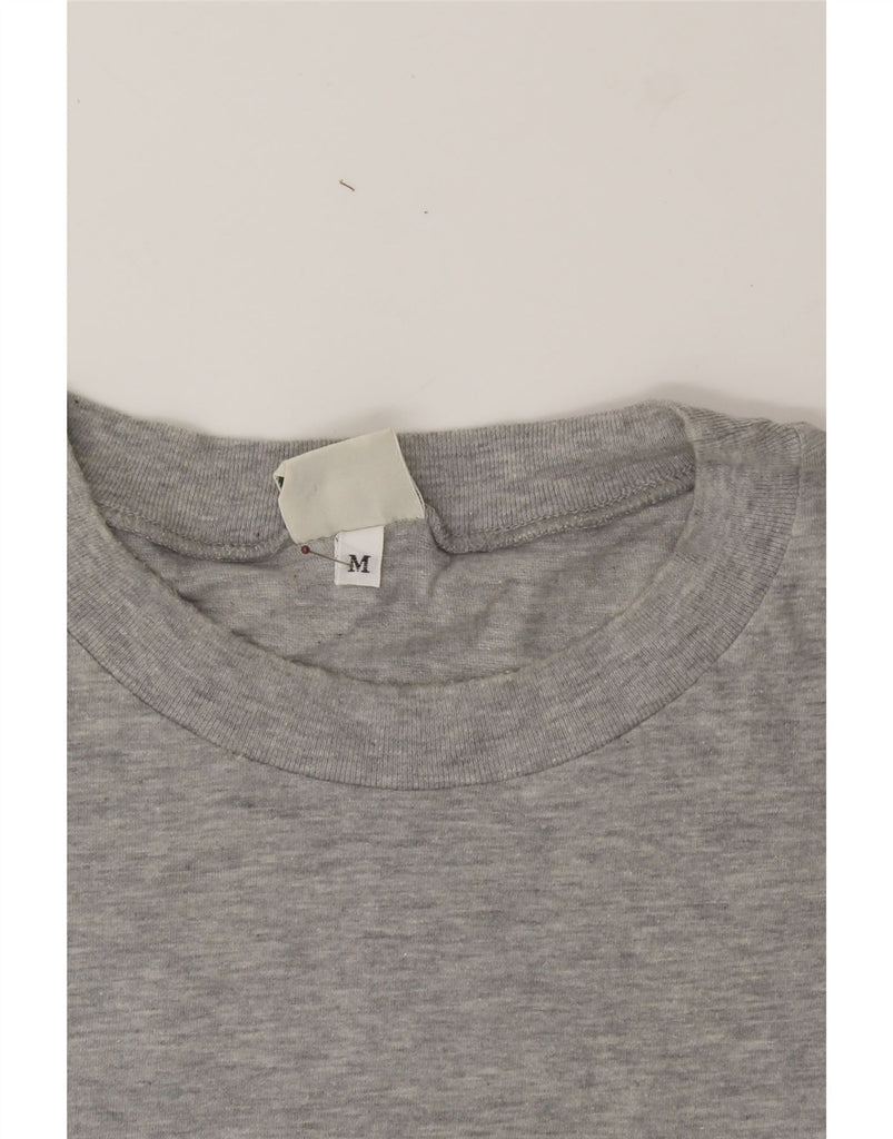 BENETTON Mens T-Shirt Top Medium Grey Cotton Vintage Benetton and Second-Hand Benetton from Messina Hembry 