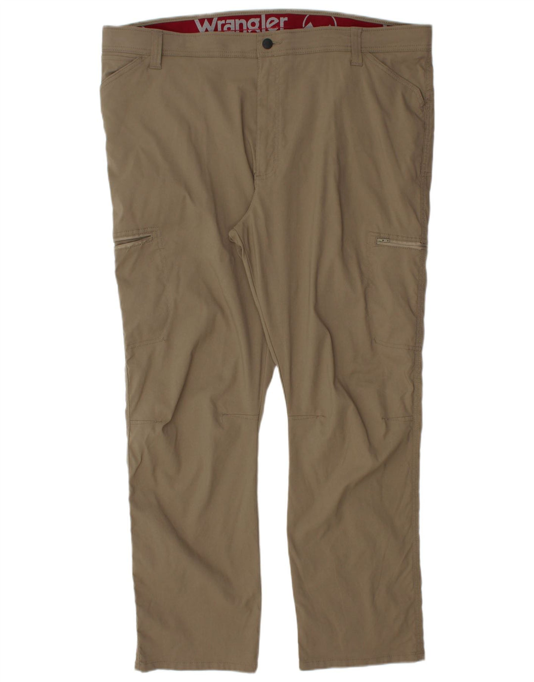 WRANGLER Mens Straight Cargo Trousers W44 L30 Beige Nylon