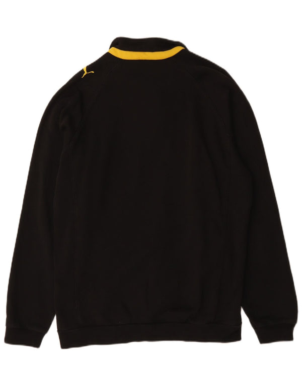Puma Girls Sweatshirt Jumper 15-16 Years Black Cotton