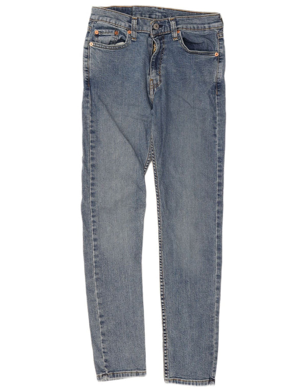 Levi's Mens 519 Hi-Ball Skinny Jeans W30 L29 Blue Cotton