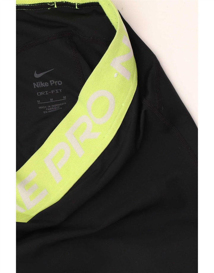 Nike Womens Dri Fit Leggings UK 12 Medium  Black