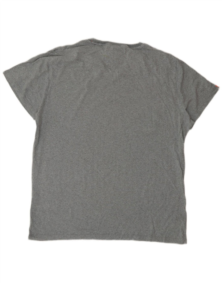 Superdry Mens T-Shirt Top 2XL Grey
