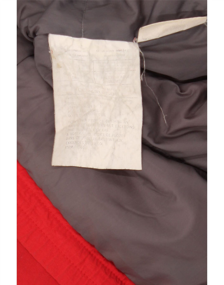 Eddie Bauer Mens Padded Jacket UK 42 XL Red Cotton