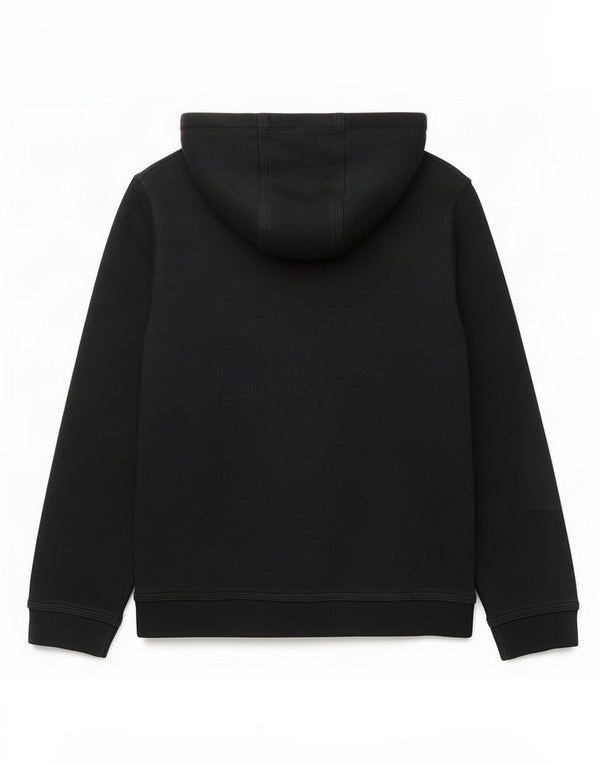 Nike Girls Zip Hoodie Sweater 8-9 Years Small Black Cotton