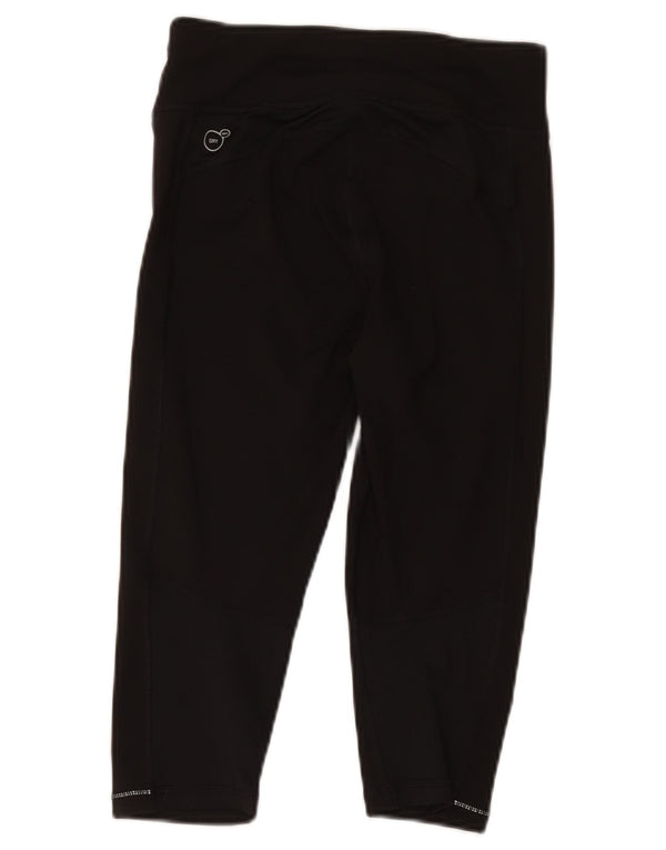 Puma Womens Capri Tracksuit Trousers UK 10 Small Black Polyester