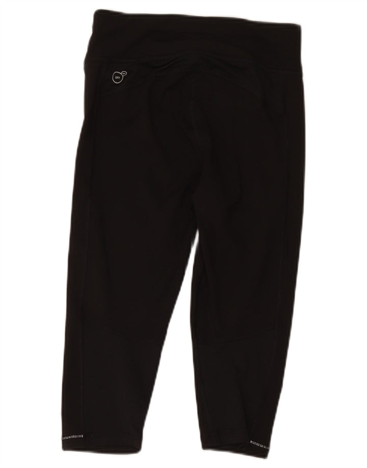 Puma Womens Capri Tracksuit Trousers UK 10 Small Black Polyester
