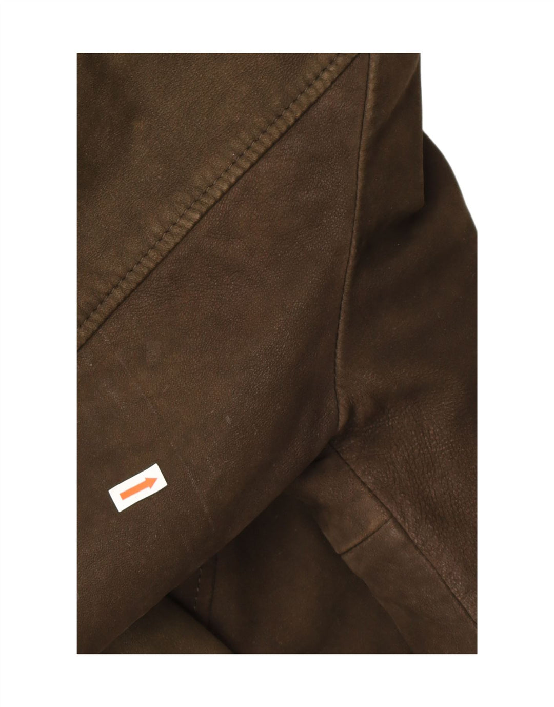 Scotch & Soda Mens Suede Jacket UK 40 Large Khaki Leather