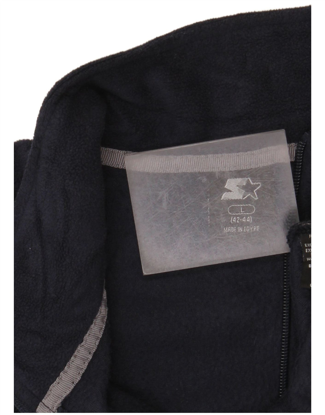 G-Star Mens Fleece Jacket UK 40 Large Navy Blue Polyester