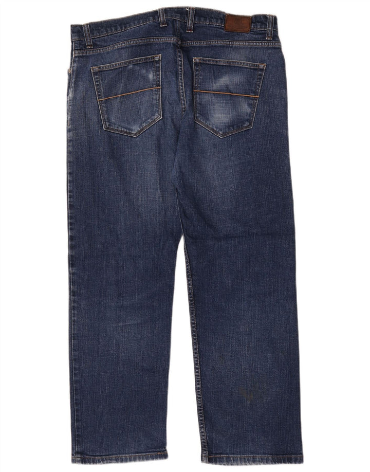 Marks & Spencer Mens Blue Harbour Straight Jeans W38 L29 Blue Cotton