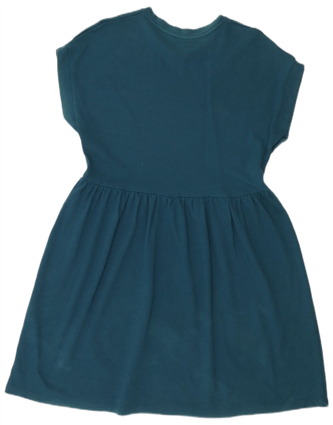 Zara Womens Sleeveless A-Line Dress Medium Navy Blue Cotton
