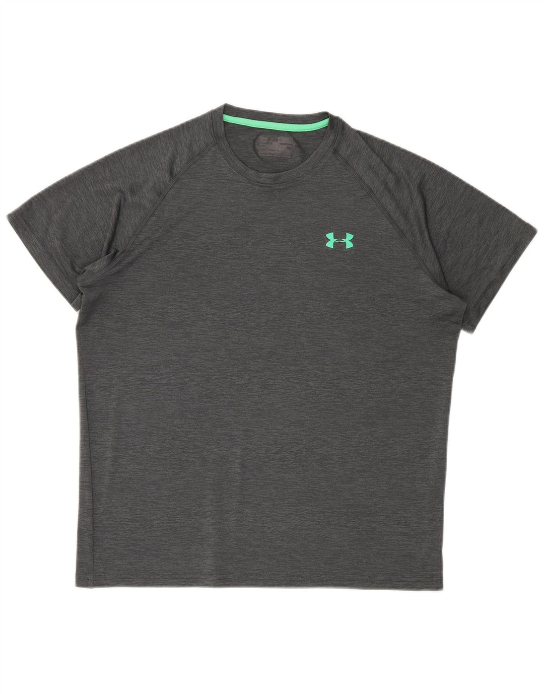 UNDER ARMOUR Mens T-Shirt Top Large Grey Flecked