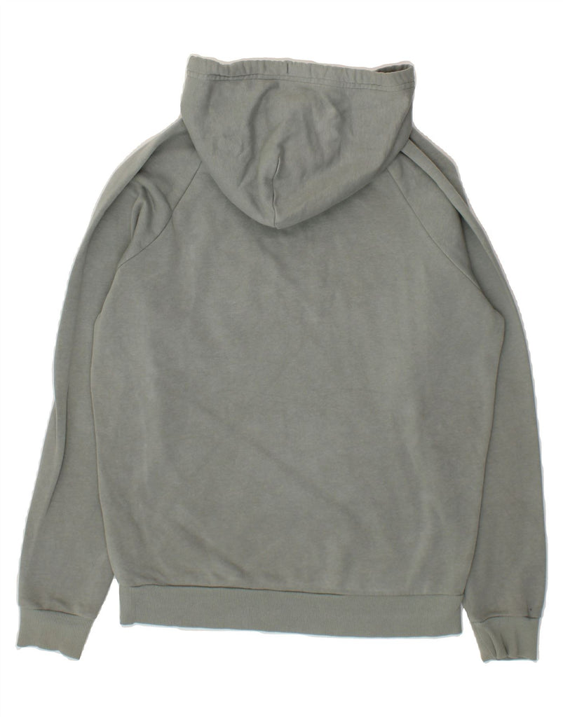 UNDER ARMOUR Mens Graphic Hoodie Jumper Small Grey Cotton Vintage Under Armour and Second-Hand Under Armour from Messina Hembry 