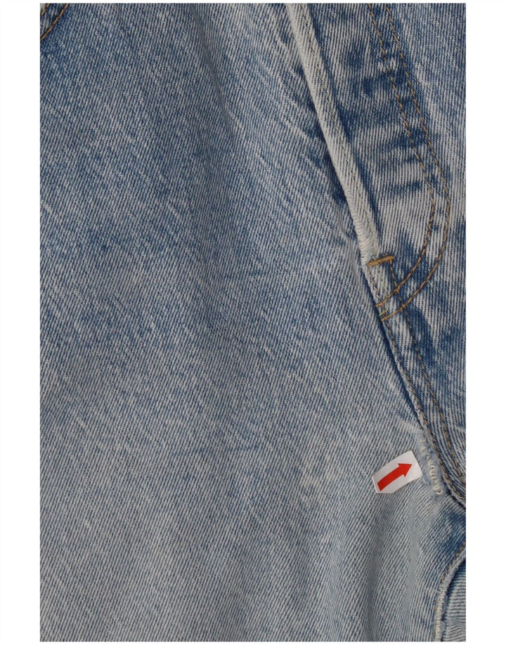 LEVI'S Mens Straight Jeans W27 L28 Blue Cotton