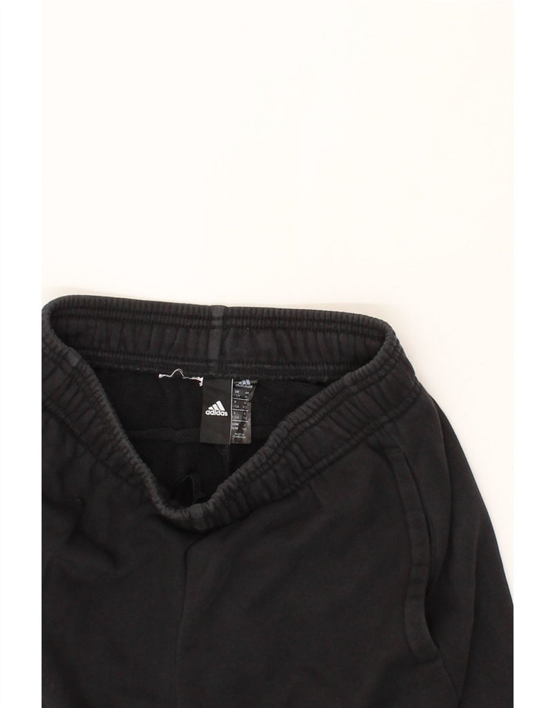 ADIDAS Boys Graphic Tracksuit Trousers Joggers 11-12 Years  Black Vintage Adidas and Second-Hand Adidas from Messina Hembry 