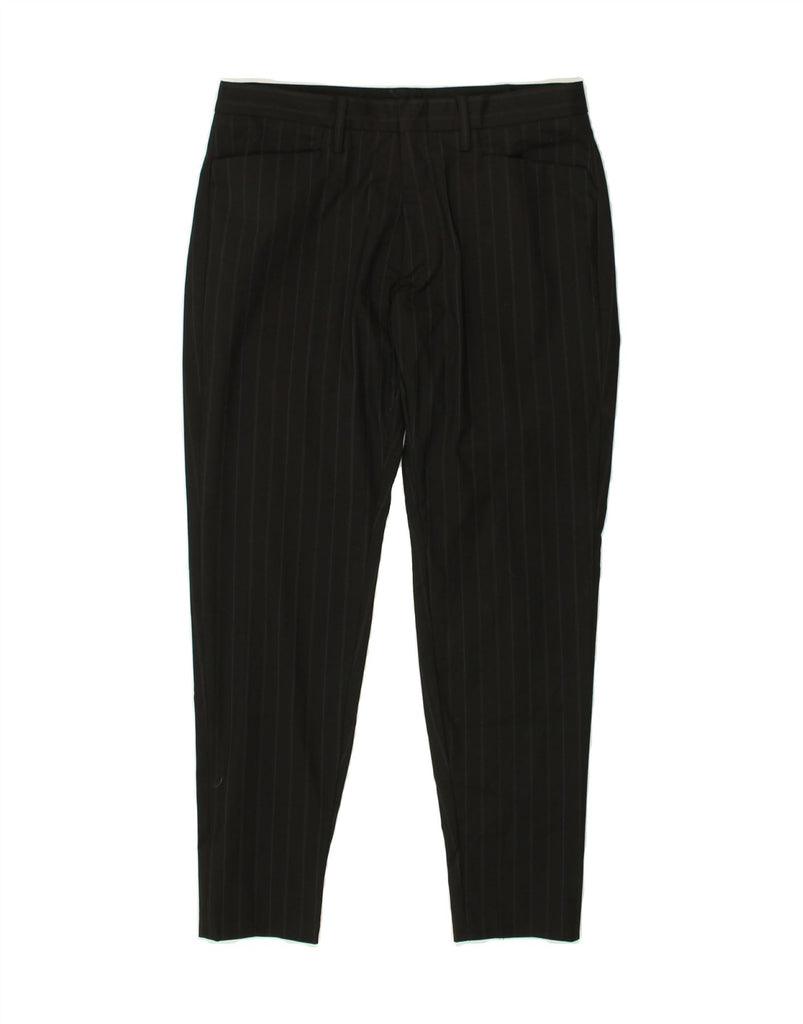 SISLEY Mens Tapered Suit Trousers W30 L28  Black Striped | Vintage Sisley | Thrift | Second-Hand Sisley | Used Clothing | Messina Hembry 