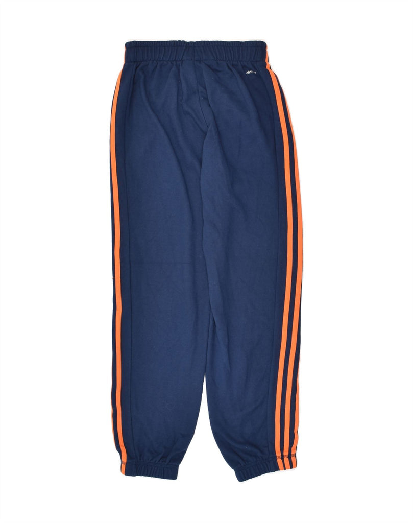 ADIDAS Boys Climalite Tracksuit Trousers Joggers 11-12 Years Navy Blue | Vintage Adidas | Thrift | Second-Hand Adidas | Used Clothing | Messina Hembry 