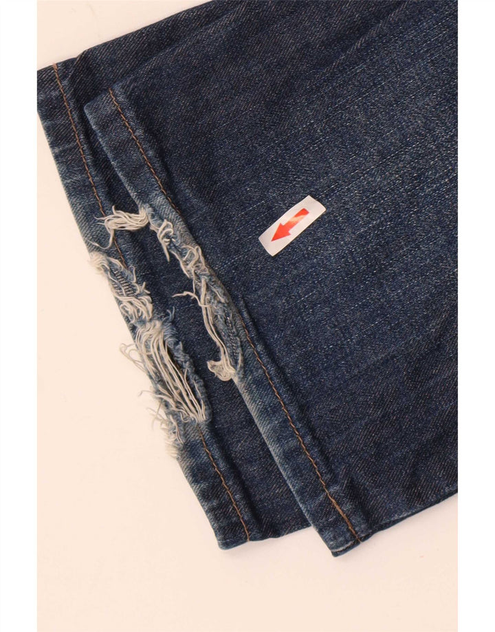 Wrangler Mens Texas Straight Jeans W36 L34 Blue Cotton