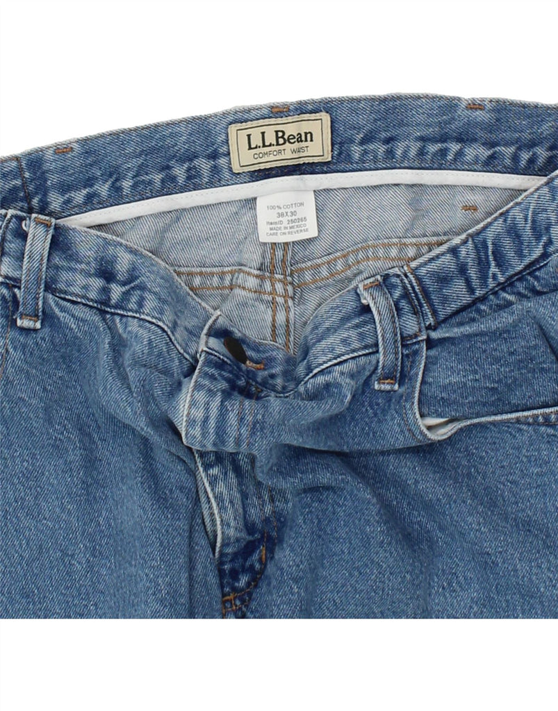 L.L.BEAN Mens Comfort Fit Slim Jeans W38 L30 Blue Cotton Vintage L.L.Bean and Second-Hand L.L.Bean from Messina Hembry 