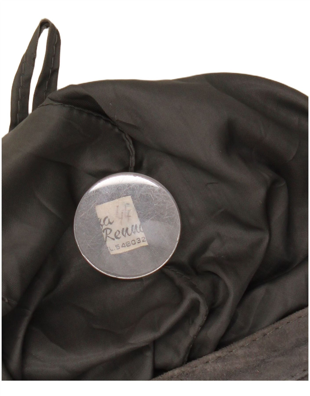 VINTAGE Womens Suede Skirt IT 44 W27 L26 Grey