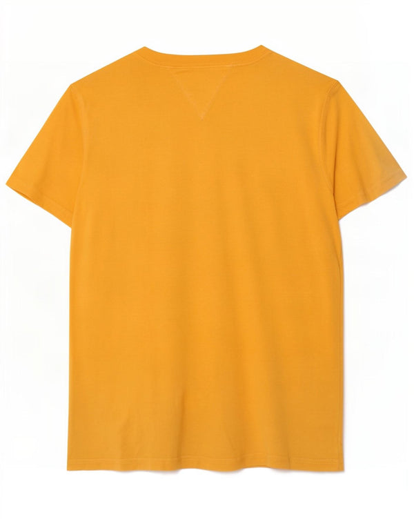Tommy Hilfiger Boys Graphic T-Shirt Top 13-14 Years Yellow Cotton