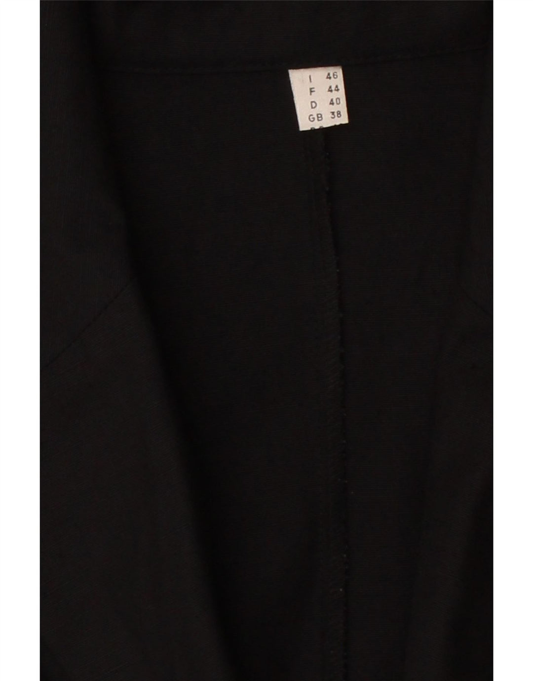 VINTAGE Womens Short Sleeve Blazer Jacket IT 46 Large Black Colourblock Vintage Vintage and Second-Hand Vintage from Messina Hembry 