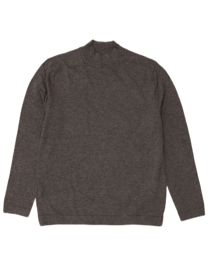 ZARA Boys Turtle Neck Jumper Sweater 13-14 Years Grey