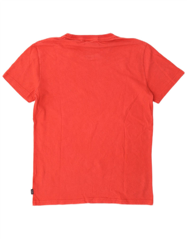 Superdry Mens Graphic T-Shirt Top Small Red Cotton