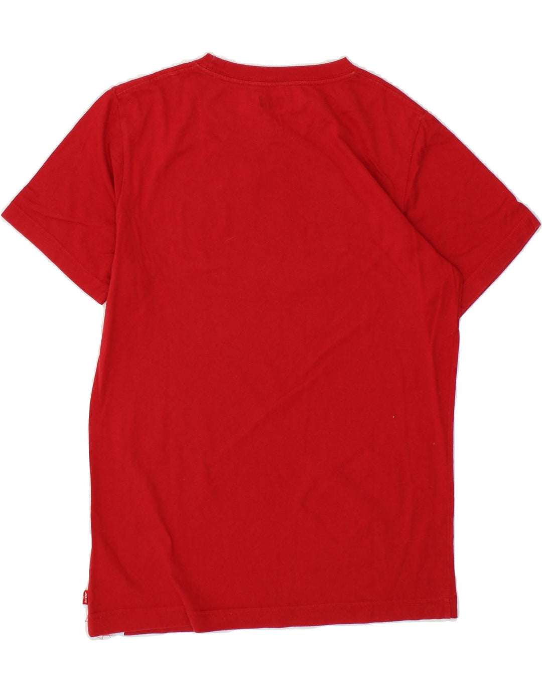 LEVI'S Boys Graphic T-Shirt Top 15-16 Years Red Cotton Vintage Levi's and Second-Hand Levi's from Messina Hembry 