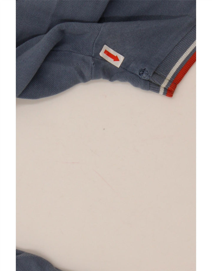 Diadora Mens Polo Shirt 2XL Blue Cotton