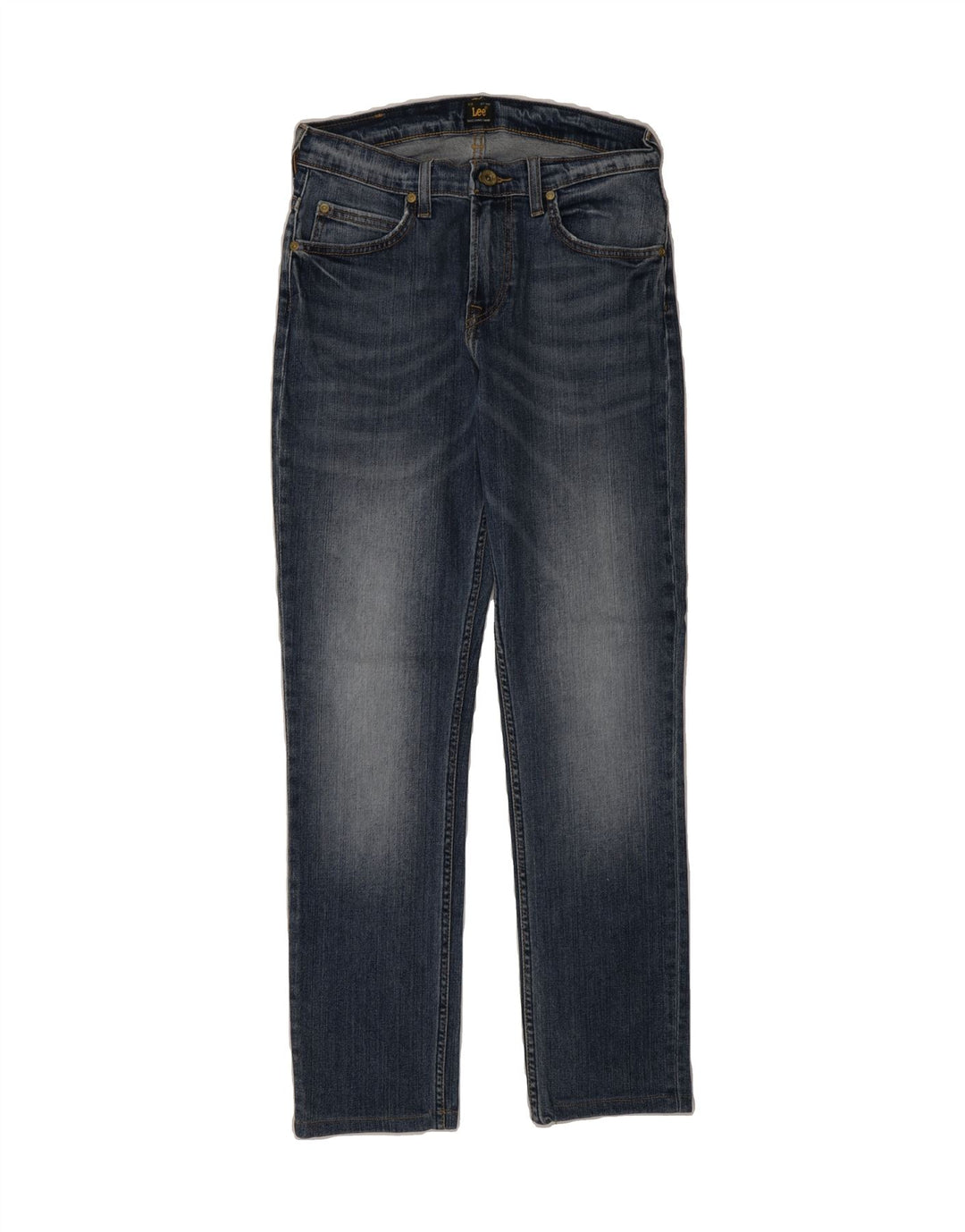LEE Womens Rider Straight Jeans W29 L30 Navy Blue Cotton Vintage Lee and Second-Hand Lee from Messina Hembry 