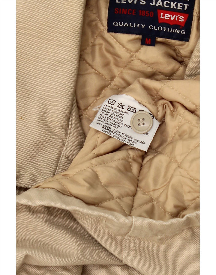 LEVI'S Mens Utility Jacket UK 38 Medium Beige Cotton Vintage Levi's and Second-Hand Levi's from Messina Hembry 