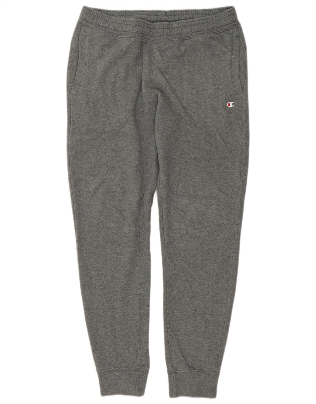Champion Mens Tracksuit Trousers Joggers Medium Grey Cotton