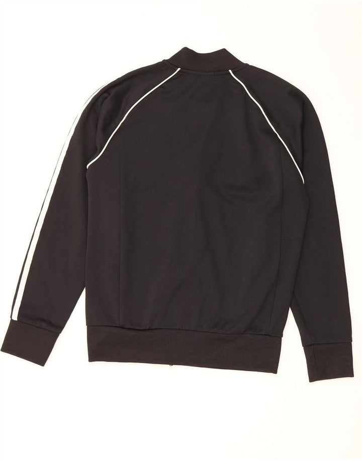 Adidas Mens Tracksuit Top Jacket Small Black Polyester