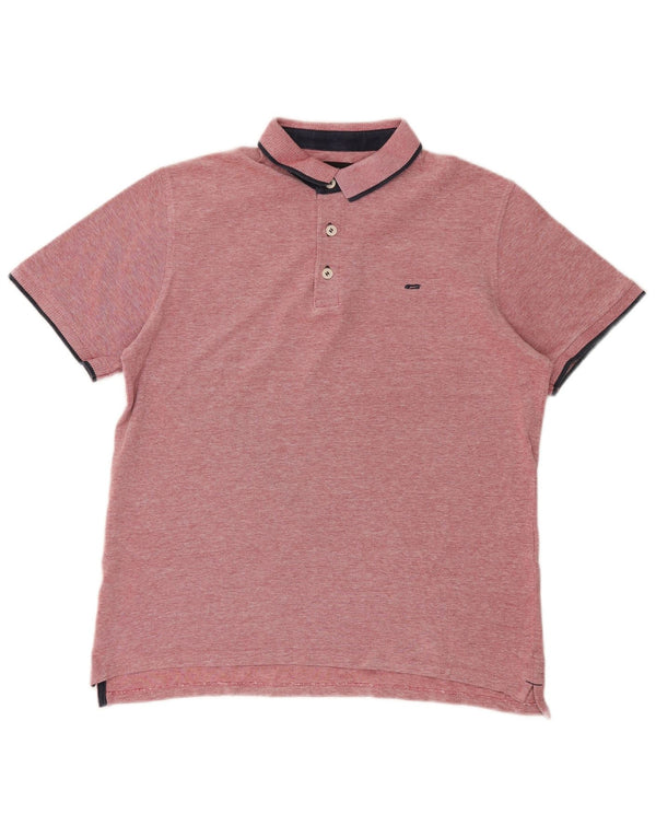Jack & Jones Mens Polo Shirt XL Red