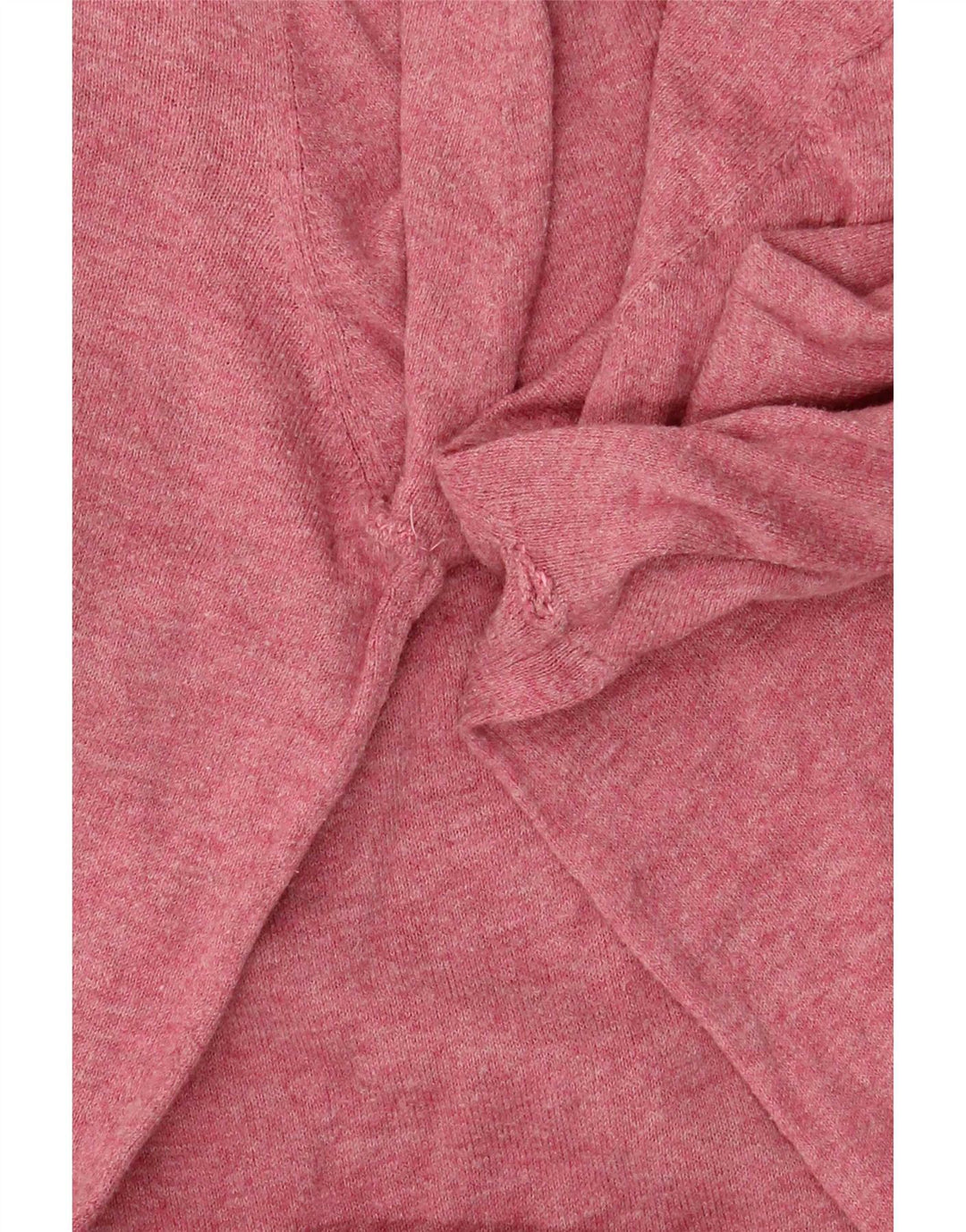 Zara Mens V-Neck Jumper Sweater Medium Pink Cotton
